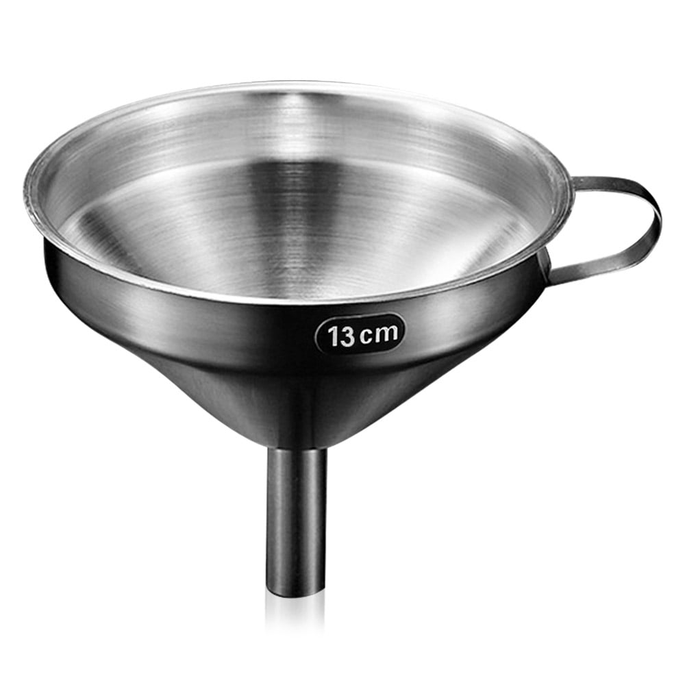 Kitchen Funnel for Filling Bottles, Kitchen Gadgets Cooking Oil Funnel , Tea Grease Juice Food Funnel, Stainless Steel Funnel,,G8596
