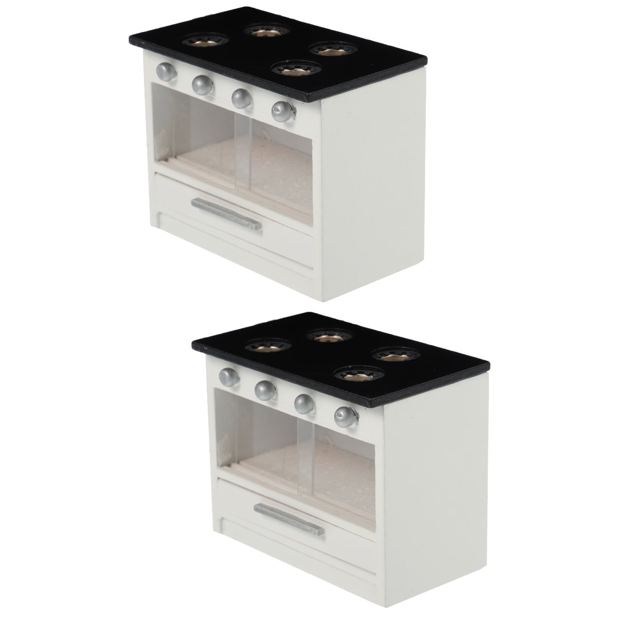 Kitchen Furniture Mini Cooker Stove 2 Pack Model Models Doll House ...