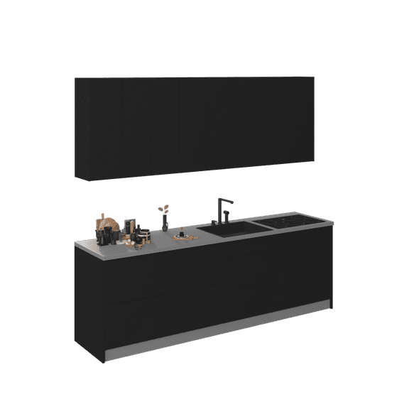 Kitchen Fusion Collection Base Size 8.5Ft Wide