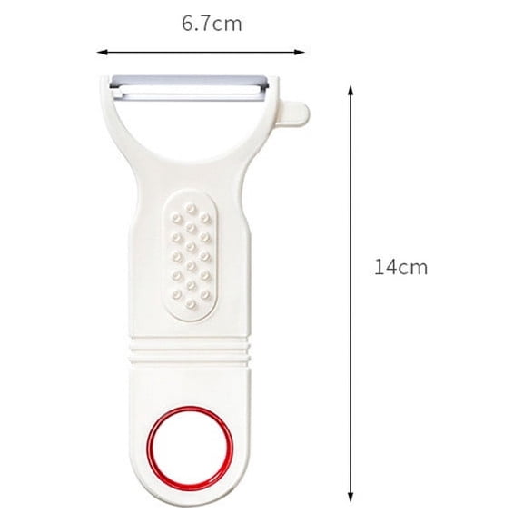 Kitchen Gadget Stainless Steel Scraper Multifunctional Peeler Japanese Steel Melon Scale Peeler Ergonomic Non-Slip Lightweight by PALIFEUR