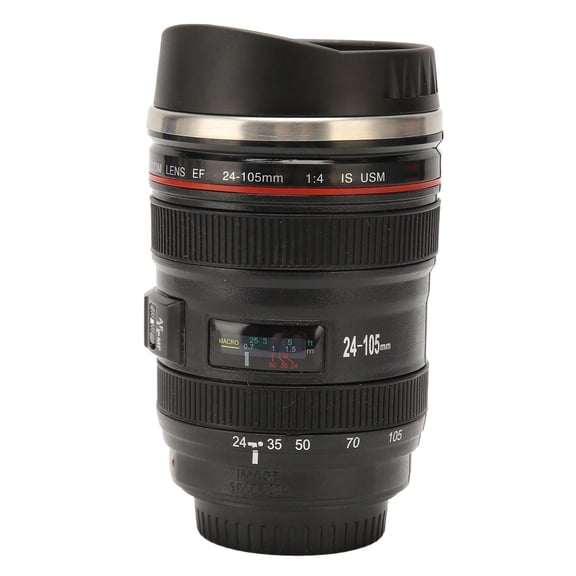 Kitchen Gadgets Camera Lens Coffee Mug, Insulated Stainless Steel Travel Coffee Cup with Lid, Personalized Photographer Gift, Portable Camera Lens Cup for Men Women, Coffee Vacuum Mug