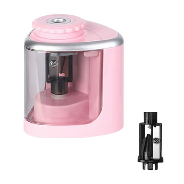 Kitchen Gadgets Clearance Kezqiaxn Electric Pencil Roller Student Stationery Semi-automatic Pencil Sharpener Machine Small Student Pencil Automatic Sharpener Pink