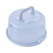 Kitchen Gadgets Clearance! Portable Cake Storage Box, Cake Case, Cake Carrier Holder Plates, Round Tray Storage Container for Cakes Cupcakes with Handles,10.23x4.92Inch