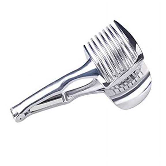 Kitchen Gadgets Handy Onion Holder Potato Tomato Slicer Vegetable Fruit Cutter Safety Cooking Tools Accessories