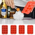 thumbnail image 1 of Kitchen Gadgets Hot Silicone Freeze Mold Bar Pudding Jelly Chocolate Maker Mold 12 Ice Cube, 1 of 5