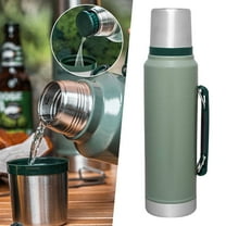 Kitchen Gadgets Kitchen cups Stainless Vacuum Insulated Travel Jug Large Capacity Outdoor Thermal Water Bottle With Carry Handle 1400ML