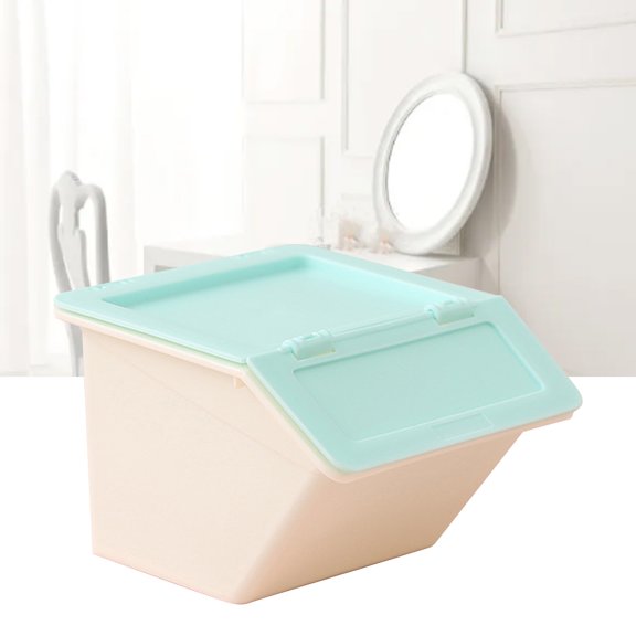 Kitchen Gadgets Mini Desktop Storage Box, Mini Desk Organizer Plastic for Bedroom Green