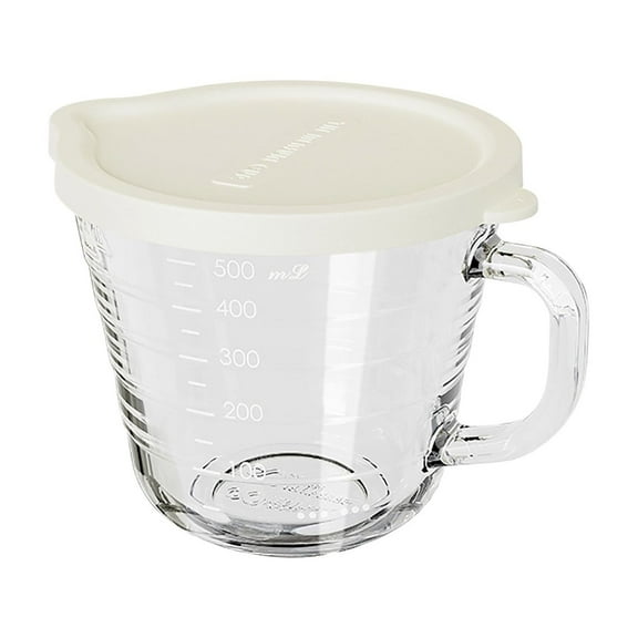 Kitchen Gadgets, Modern Transparent Baking Measuring Cup Microwaveable Glass Cooking Cup With Handle Home Kitchen Baking Bowl, Holiday Gifts