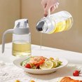 thumbnail image 1 of QTOCIO Olive Oil Dispenser Bottle Leakproof Glass Oil Container with Non-Slip Handle Automatic Cap And Stopper Oil Dispenser Bottle for Kitchen 300ML, 1 of 6