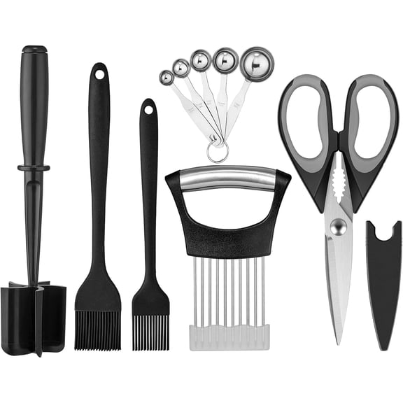 Kitchen Gadgets Set - 6 Pcs Cooking Utensils Collection - Essential Cooking Tools for Home Chefs - Durable Kitchen Accessories & Cooking Appliances