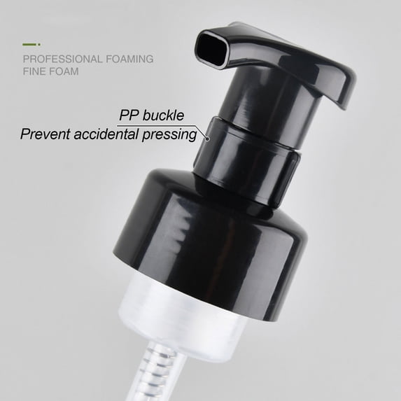 Kitchen Gadgets Space Saving Foldable BPA Free Foaming Soap Dispenser 15Oz Refillable Foam Liquid Hand Soap Empty Pump Bottle Container Brown 450ml