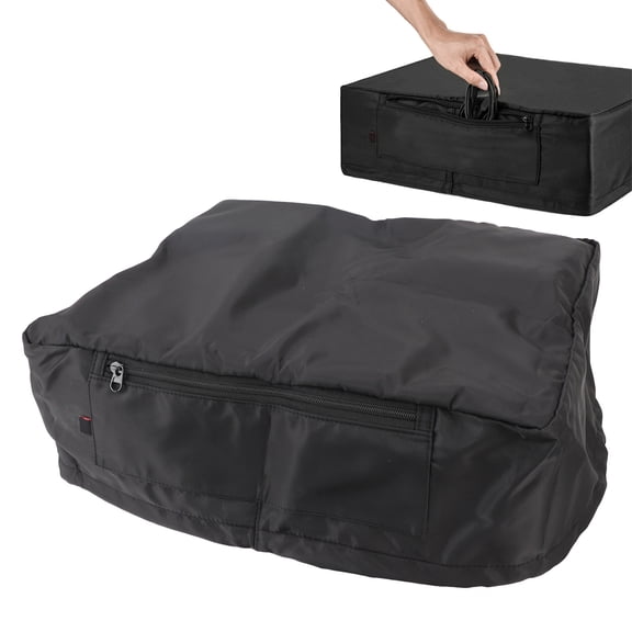 Kitchen Gadgets Stereo Receiver Dust Cover, Black Amplifier Receiver Dust Cover Nylon Fabric for Sound Equipment for Home Theater