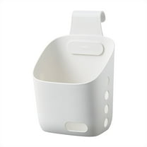 Kitchen Gadgets Storage containers Hanging Plastic Basket With Hooks Bathroom Shower Hanging Basket With Drainage Holes Kitchen Storage Hanging Baskets Bedroom Hanging Organizer For Home Decoration