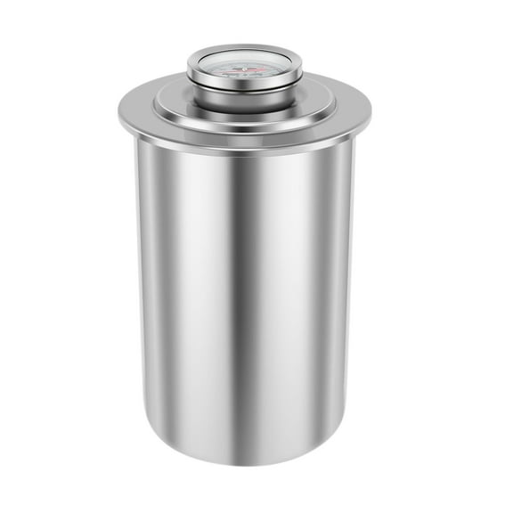 Kitchen Gadgets Kezqiaxn Stainless Steel Meat Press Meat Large Capacity Ham Press Maker with Round Shape Meat Press for Homemade Lunch Meat Maker Silver