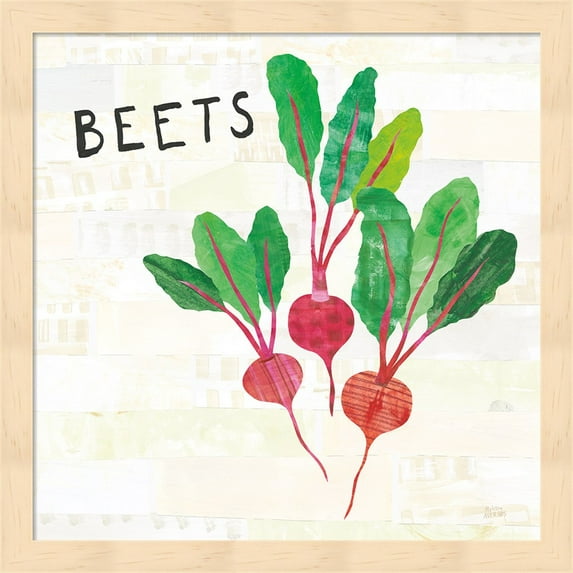 Kitchen Garden V Cream by Melissa Averinos, Framed Wall Art, 13.25W x 13.25H