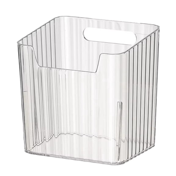 Kitchen Garlic Onion Transparent Storage Small Items Non Drilling Wall Mounted Shelf Organizer for Kitchen Pantry and Cabinets, 3.54×4.33×4.53 inch, Clear