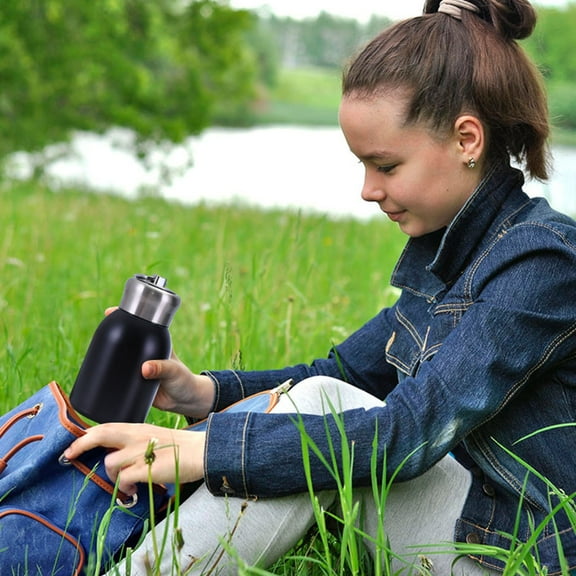 Clearance Glass&Bottle under $6 10oz Mini Stainless Water Bottle Slim Insulated Thermal Water Bottle Small Vacuum Hot Cold Drink Portable Water Bottle For Women Gifts Travel Camping Sport Hiking