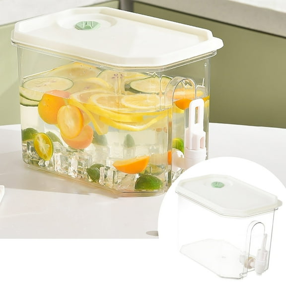 "Household Refrigerator Water Jug With Tap 3L Capacity Suitable For Iced Fruit Tea Various Beverages And Juices Ideal For Cold Water Jug Home Daily Use And Gatherings."