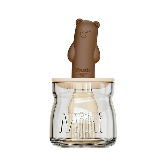 Kitchen Glass Olive Oil Drizzler With Brush Head, Includes Silicone Oil Brush, Ideal For Cooking Vinaigrettes And Grilling Fries, Tri-Color Design