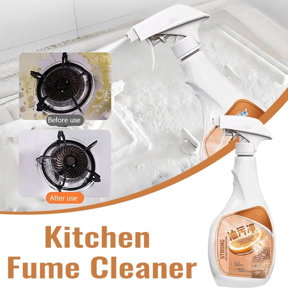 Kitchen Grease Cleaner – Heavy Grease Dissolver | Multipurpose Tile, Stove Cleaning, Fast Stain Removal, Foam | 500ml | Deep Clean for Ovens, Grills