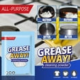 thumbnail image 1 of Kitchen Grease Cleaner | Multi-Purpose Stain Remover Detergent | Deodorizing & Degreasing | Safe on Stainless Steel, Metal, Glass, Fabric | Long-Lasting Gloss Finish | 25g Sodium Bicarbonate | 1 Pack, 1 of 6