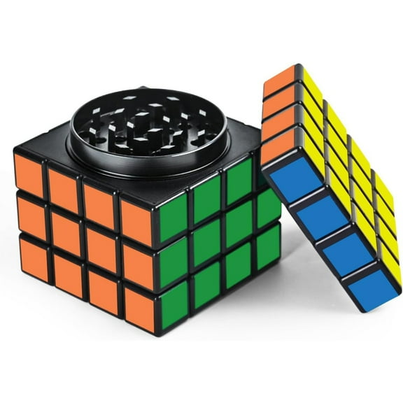 Kitchen Grinder for Cooking in Square, Grinder Aluminum (Large 2.2" Square Multi-Color)