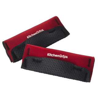  Cuisipro KitchenGrips FLXaPrene Red & Black Chef's Gloves - Set  of 2