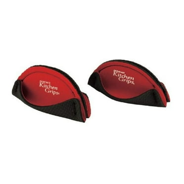 Kitchen Grips 2-Piece Short Handle Holder Set (Cherry/Black)