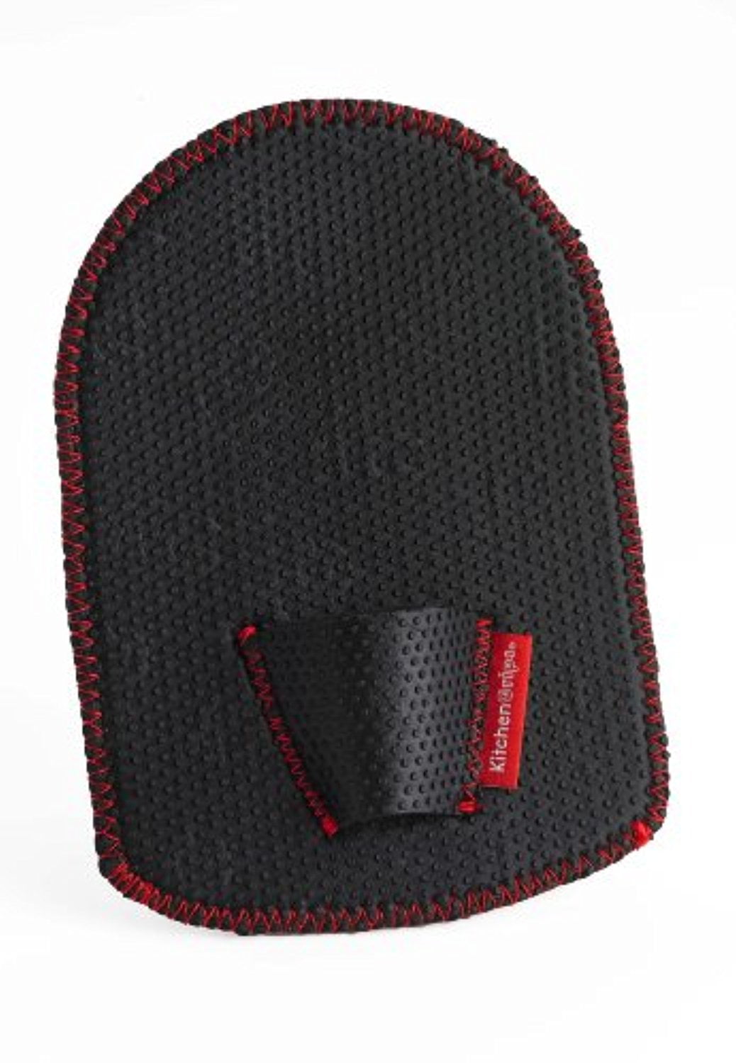 Kitchen Grips Pot Grabber with Finger Loop Trivet, Black