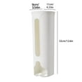 thumbnail image 1 of Kitchen Grocery Plastic Bag Holder and Dispenser,Easy Wall Mount Bag Saver,Kitchen Organization Holder Grocery Bags Sink Cabinet Mount, 1 of 2