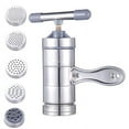 thumbnail image 1 of Kitchen Hand Crank Pasta Maker Manual Press Tool for Homemade Pasta Preparation with Multiple Shape Options, 1 of 4