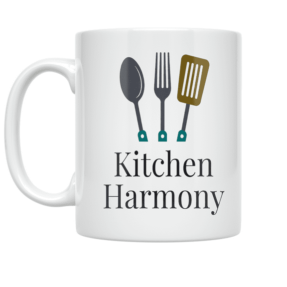 Kitchen Harmony Culinary Phrase - Home Chef - 11 oz Ceramic Coffee Mug