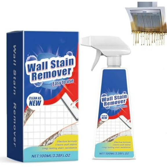 Kitchen Heavy Duty Cleaner Spray,Heavy Oil Stains Cleaning Agent,Powerful Grease Cleaner,Clean Up Kitchen Oil Stains,For Countertops,Ovens,And Appliances (1PC)