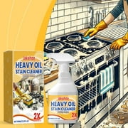 Kitchen Heavy Oil Cleaner, Heavy Duty Degreaser Cleaner Spray, for Stubborn Oil Stains, for Kitchen Surfaces, All Purpose Cleaner