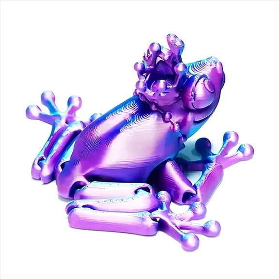 Kitchen Home Decoration 3D Printing Simulation Frog Joint Movable Ornaments Offices Funny Animal Desk