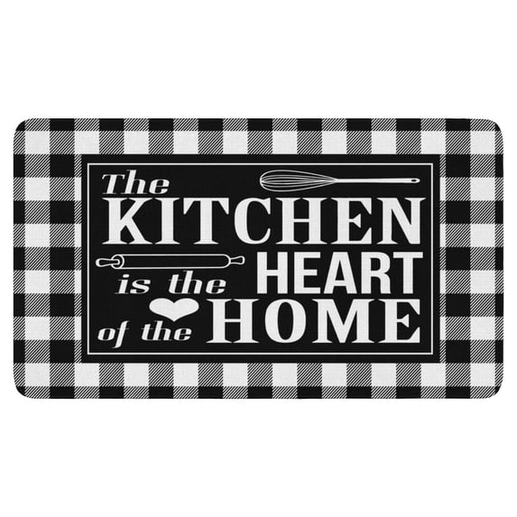 Kitchen Home Farmhouse Doormats,Non-Slip Absorbent Welcome Mat Decorations Floor Door Mats for Indoor Outdoor Home