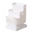 thumbnail image 1 of Kitchen Home Makeup Desktop Plastic 3 Slots Storage Organizer Divider Box 16*11.5cm, 1 of 5
