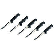 Kitchen + Home Steak Knives   Stainless Steel Pointed Tip Serrated Steak Knife Set   6 Pack