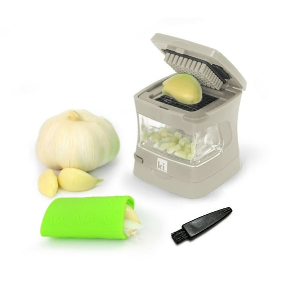 Kitchen Innovations Garlic-A-Peel - Cream - Mini Garlic Chop