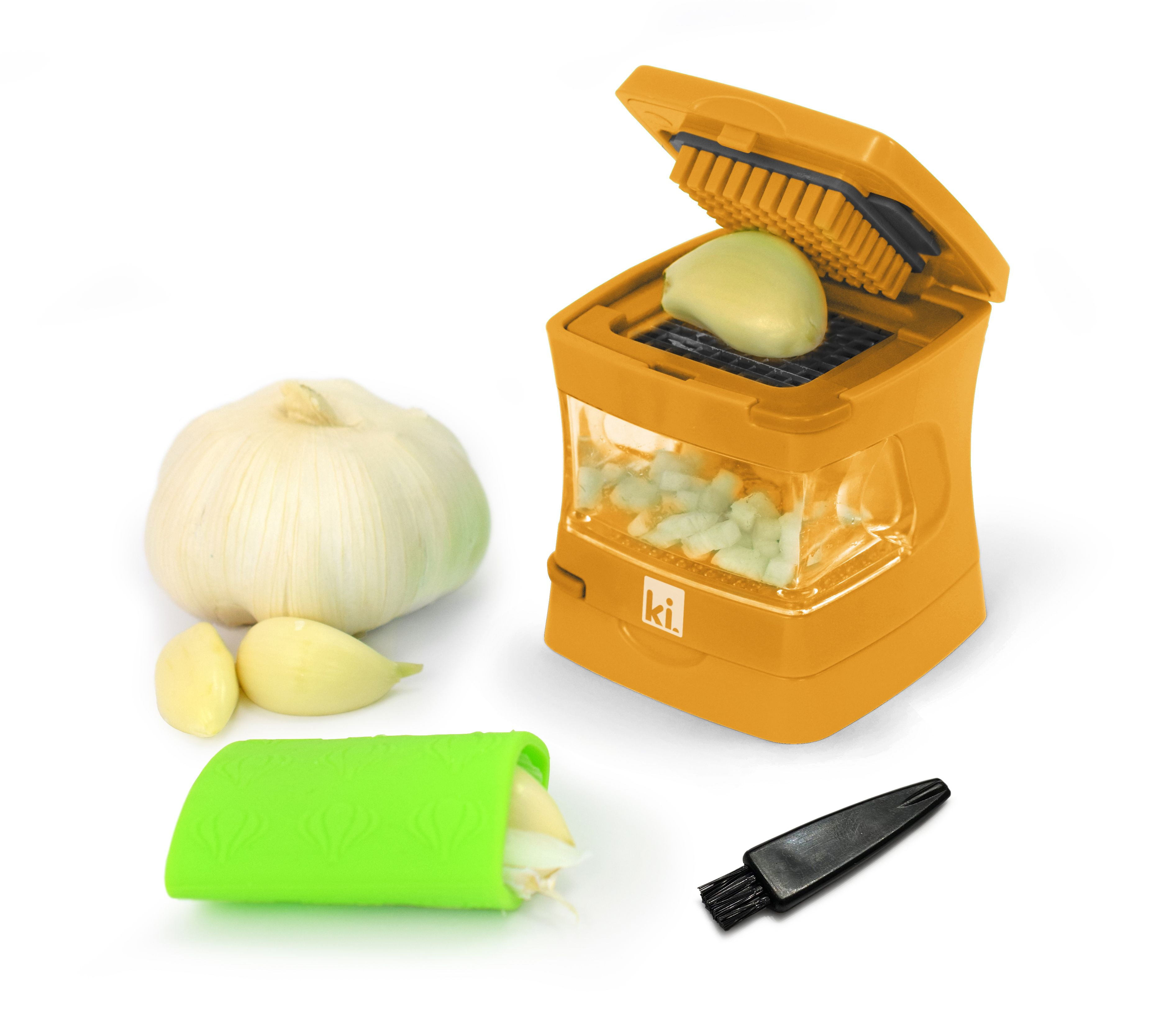 Kitchen Innovations Garlic-A-Peel - Honey - Mini Garlic Chop
