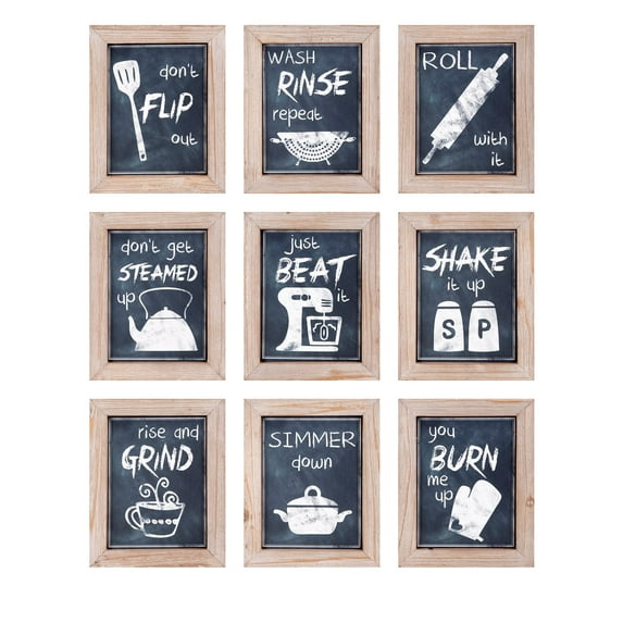 Kitchen Inspirations Wall Decor - Ast 9
