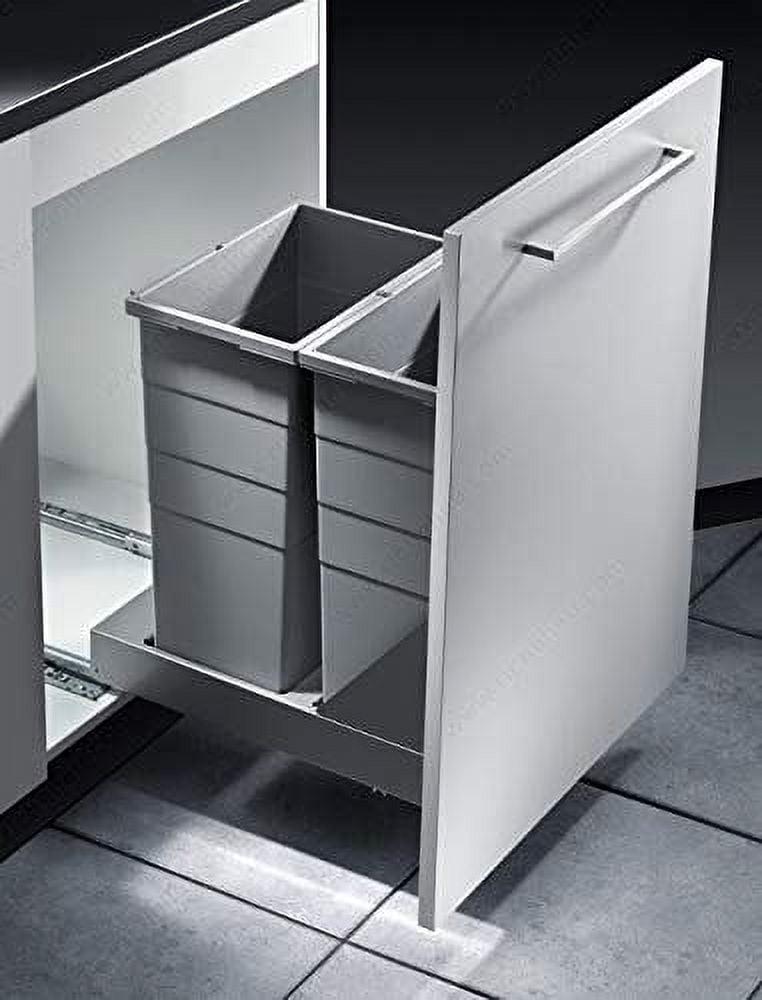 Kitchen Inventions Hailo Bottom Mount Double Bin Trash Recycled System