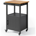 Kitchen Island Cart on Wheels with Drawer Storage Shelf and