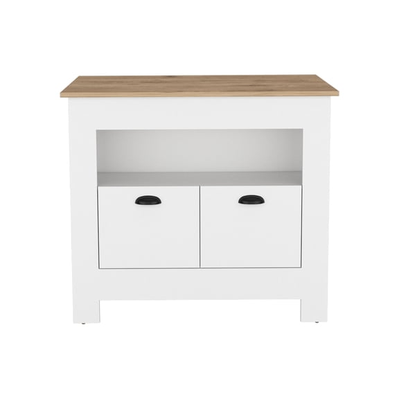 Kitchen Island | Extra Baking Station with Large Surface | Quality Engineered Wood | Alleviates Lack of Kitchen Workspace