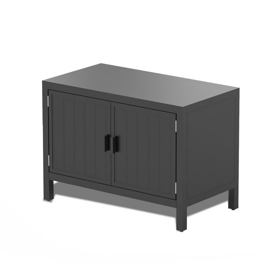 Kitchen Island Furniture Outdoor Kitchen Island with Storage, Aluminum Kitchen Storage Island Outdoor Grill Table, Freestanding Outdoor Prep Table Grill Storage Cabinet with Protective Cover for BBQ,