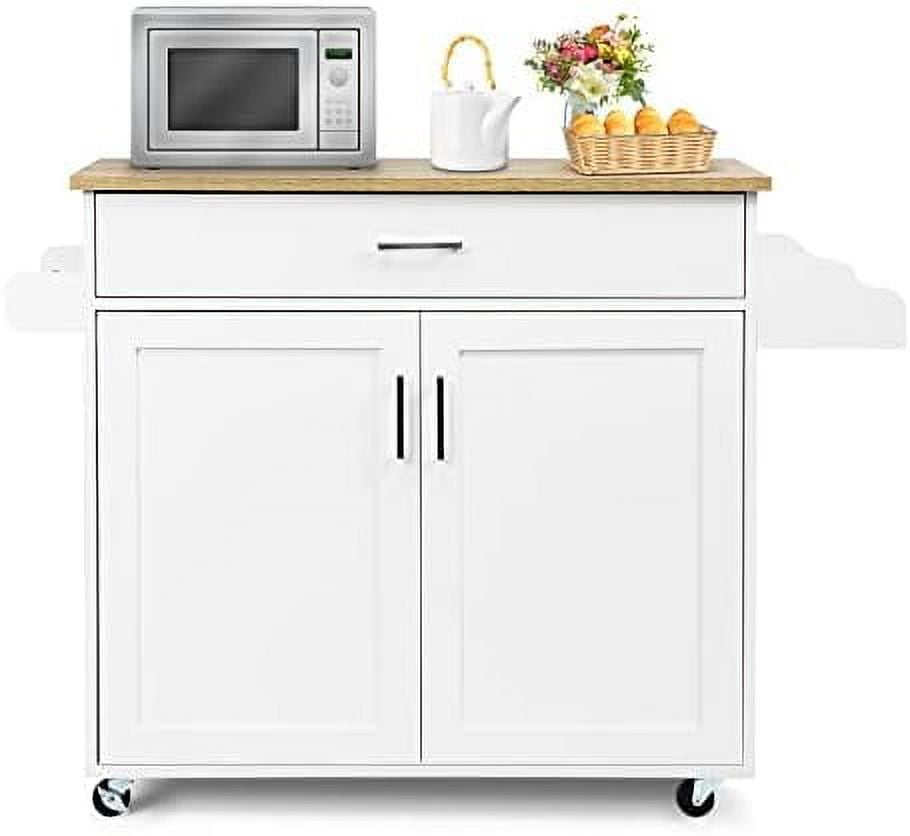 Kitchen Island Rolling Cart on Wheels Kitchen Cart Trolley with
