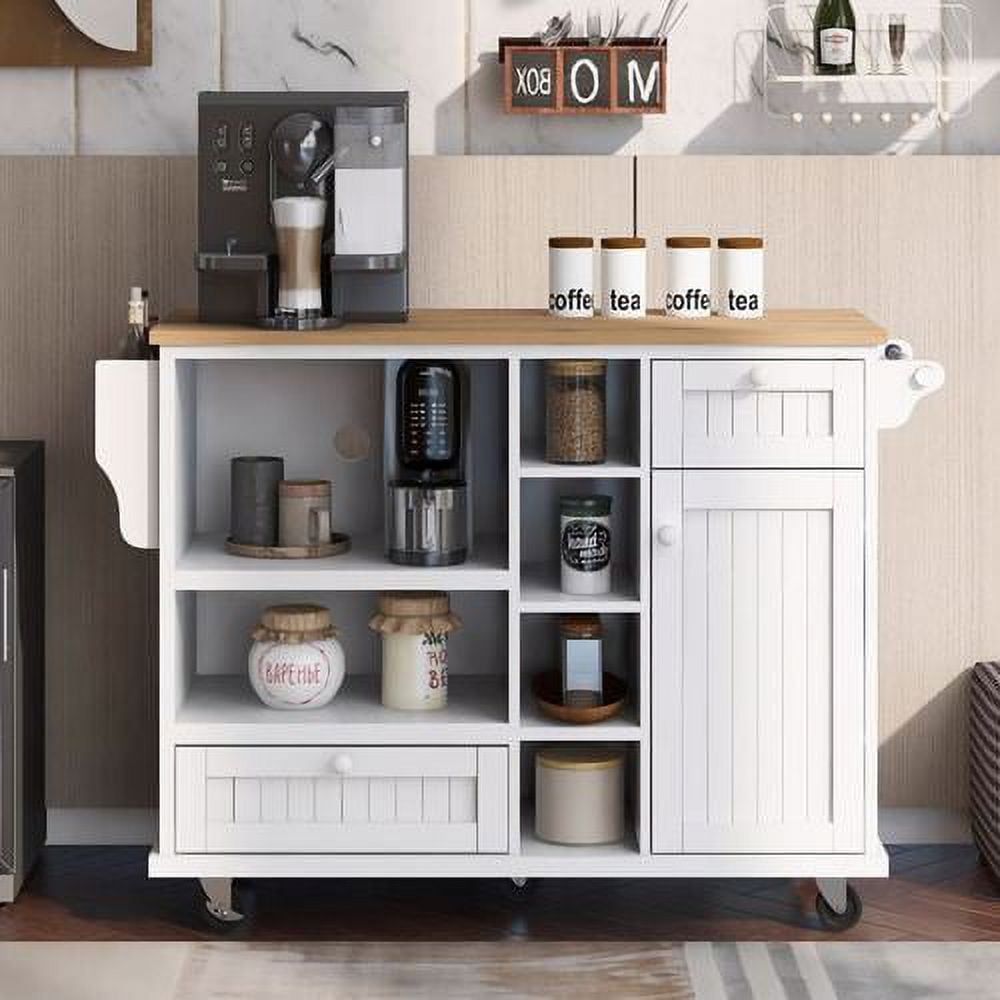 https://i5.walmartimages.com/seo/Kitchen-Island-Rolling-Microwave-Cabinet-Solid-Wood-Top-2-Locking-Wheels-4-Small-Shelves-Spice-Rack-Towel-Rack-Drawers-Room-Dining-Bathroom-White_1ae7f99f-7ea3-47a8-9113-defc854019b8.60129529a4dd24ae3d2cfdd173a0f77f.jpeg