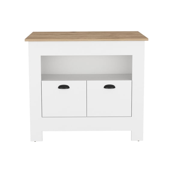 Kitchen Island with Enclosed Storage / Multifunctional for Kitchen Display