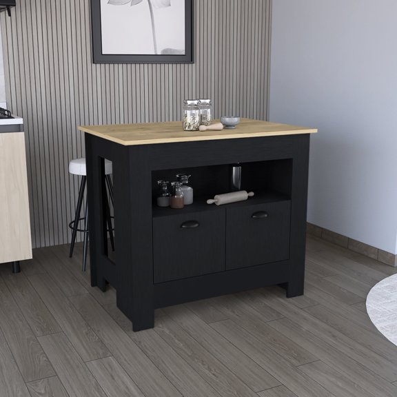 Kitchen Island with Storage Space | Simplify Kitchen Organization