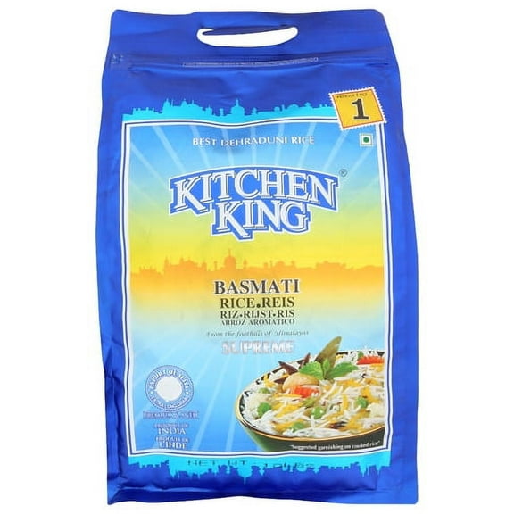 Kitchen King Basmati White Rice Original 10 lb (Pack Of 2)